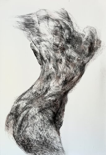 Walking Through My Inner Land by Philippe Briade, Drawing for Sale on Select