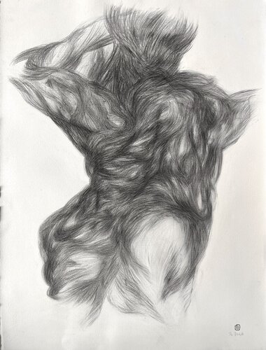 Seeking an Anchor Point by Philippe Briade, Drawing for Sale on Select