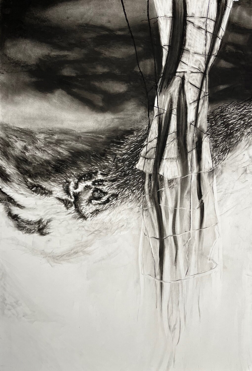 Veil of Storms Philippe Briade Drawing for sale