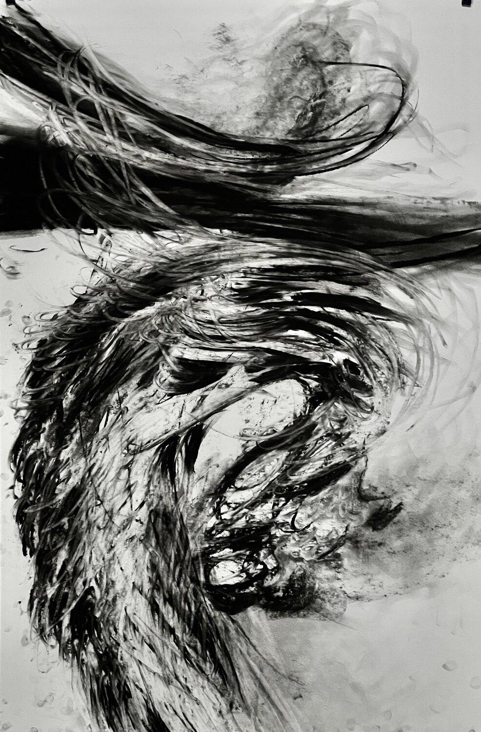 Primal Frictions Philippe Briade Drawing for sale