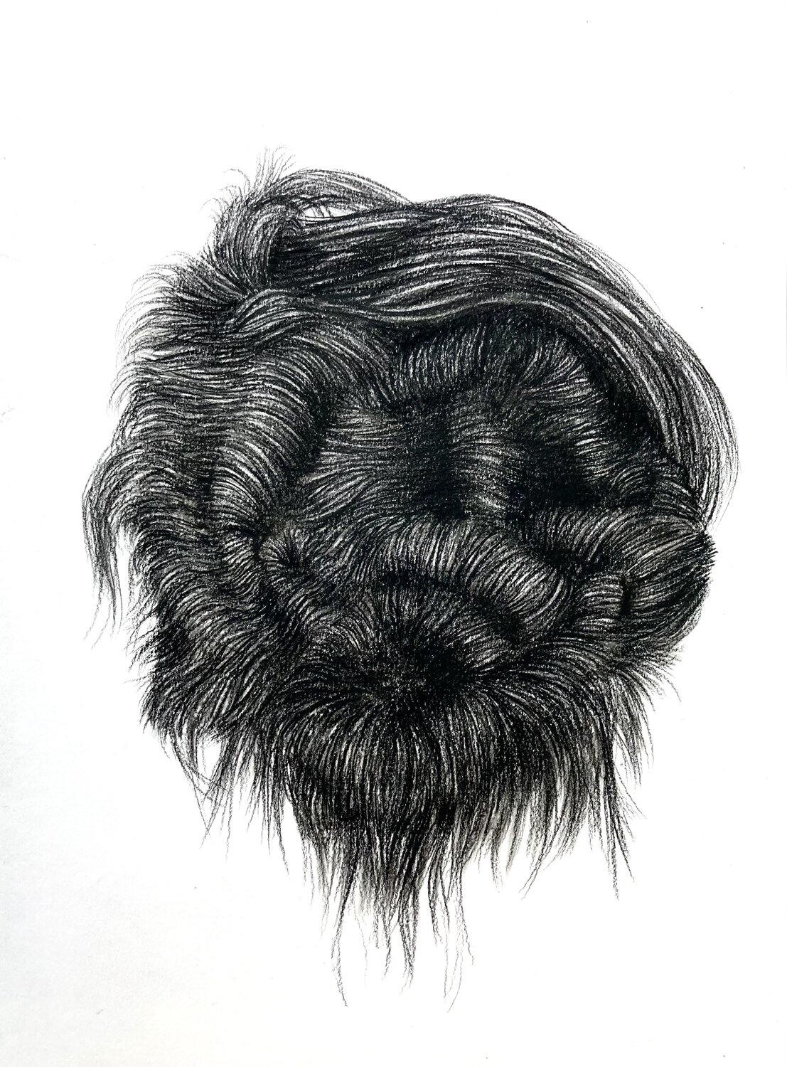 In the Curl of Thought Philippe Briade Drawing for sale