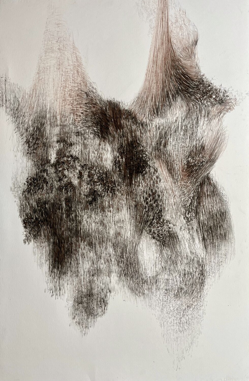 Interwoven Souls Philippe Briade Drawing for sale