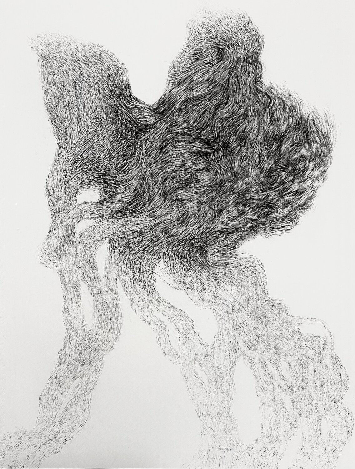 A Fleeting Grace Philippe Briade Drawing for sale