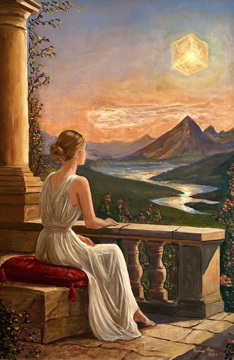 Reception Ramsay Allan Original painting for sale