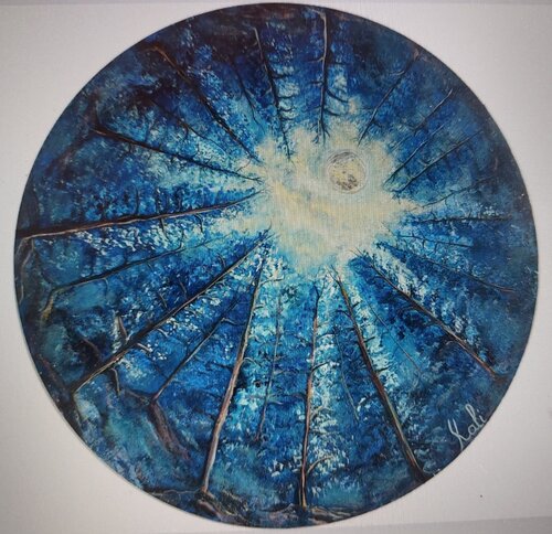 Crepuscule by Nathalie Jarsaillon dite Kali, Painting for Sale on Select