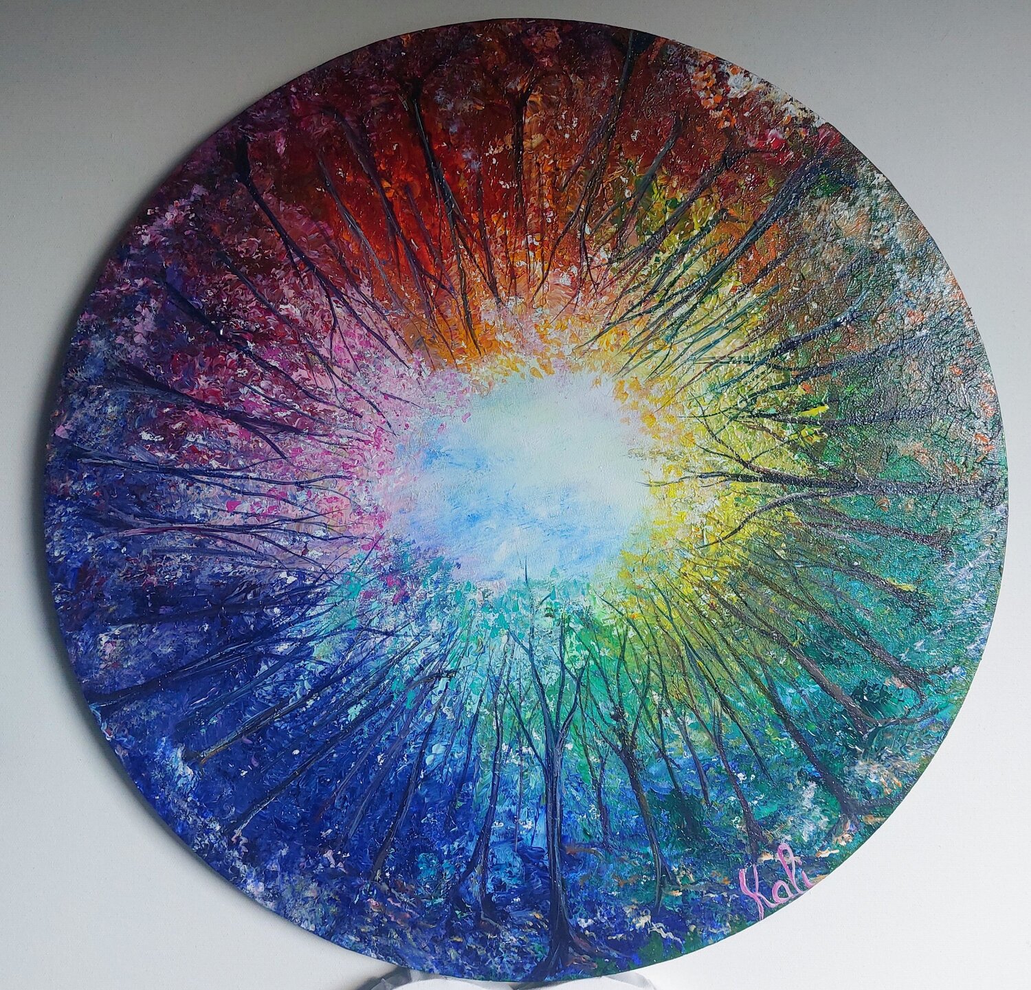 La Valse du temps Nathalie Jarsaillon dite Kali Original painting for sale