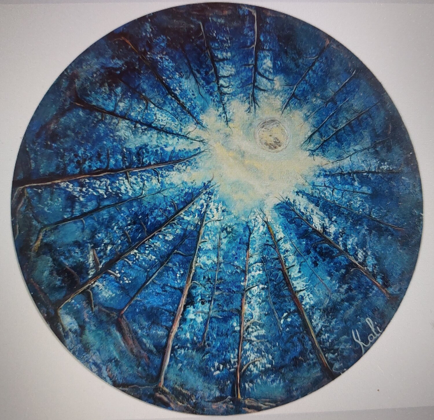Crepuscule Nathalie Jarsaillon dite Kali Original painting for sale