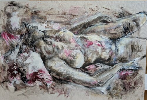 Leise berührt by Edeltraud Steurer, Painting for Sale on Select