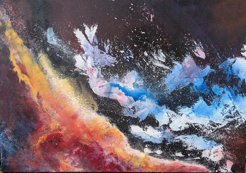 Im All by Edeltraud Steurer, Painting for Sale on Select