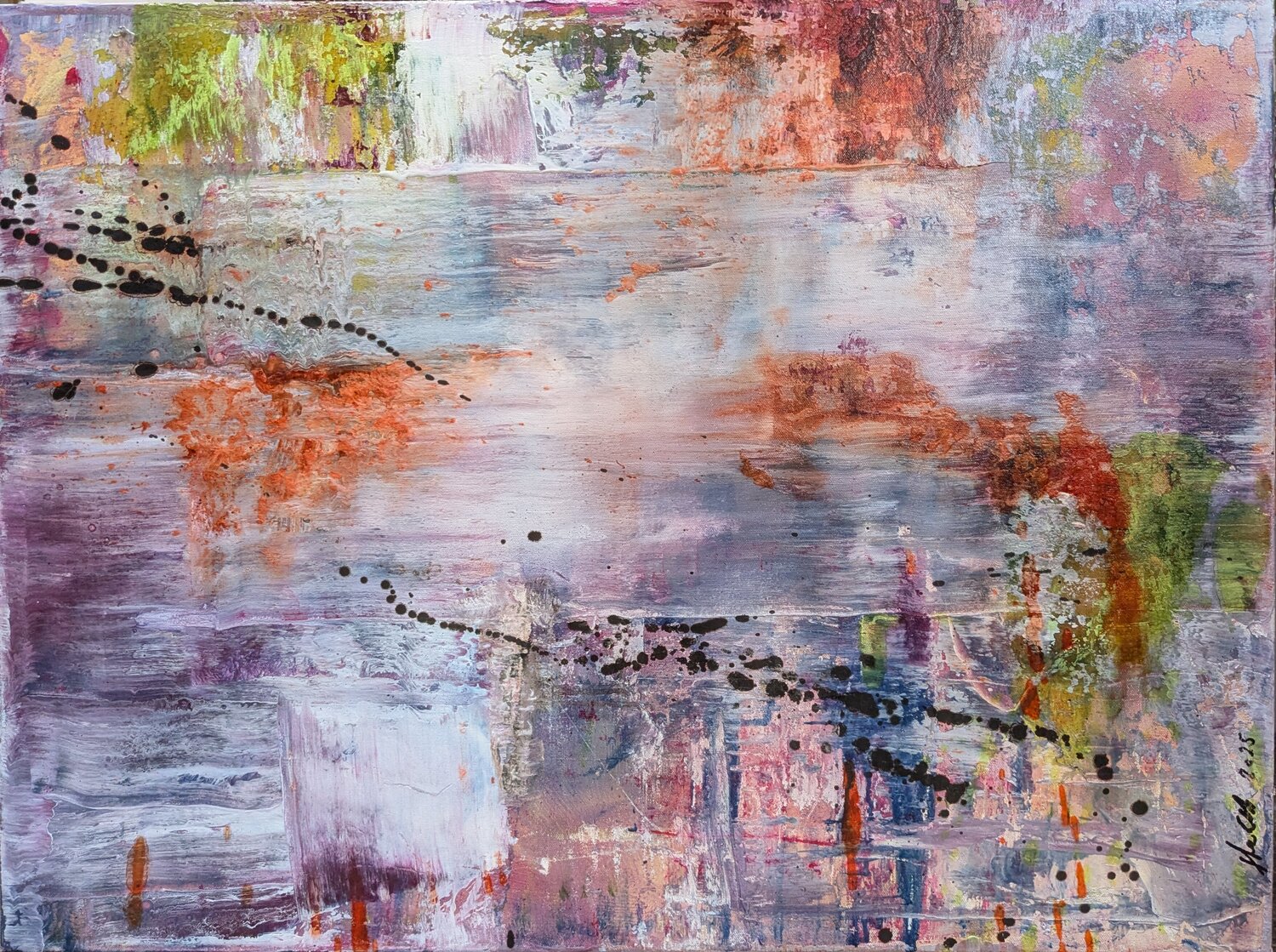 Katarakte Edeltraud Steurer Original painting for sale