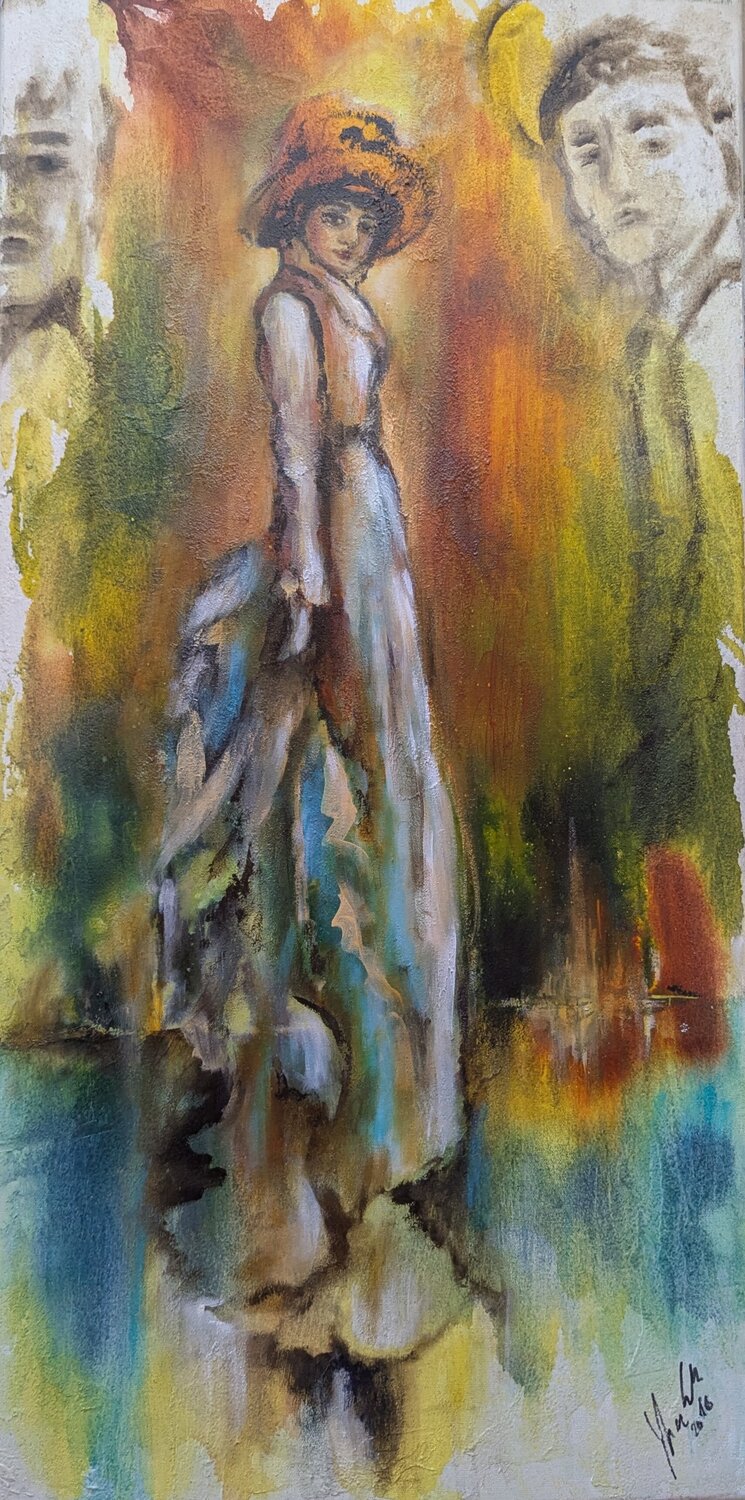 Darf ich bitten Edeltraud Steurer Original painting for sale