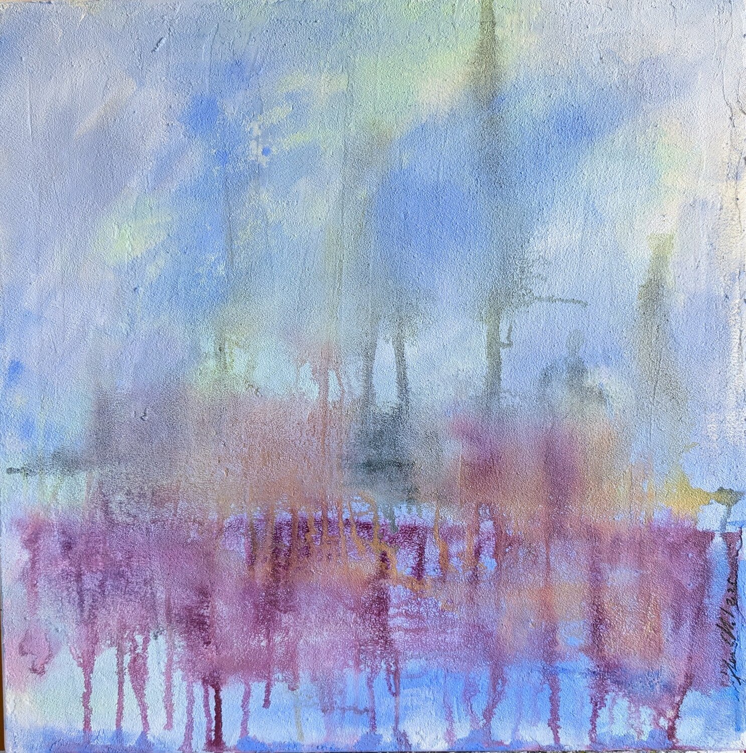 Atem des Himmels Edeltraud Steurer Original painting for sale