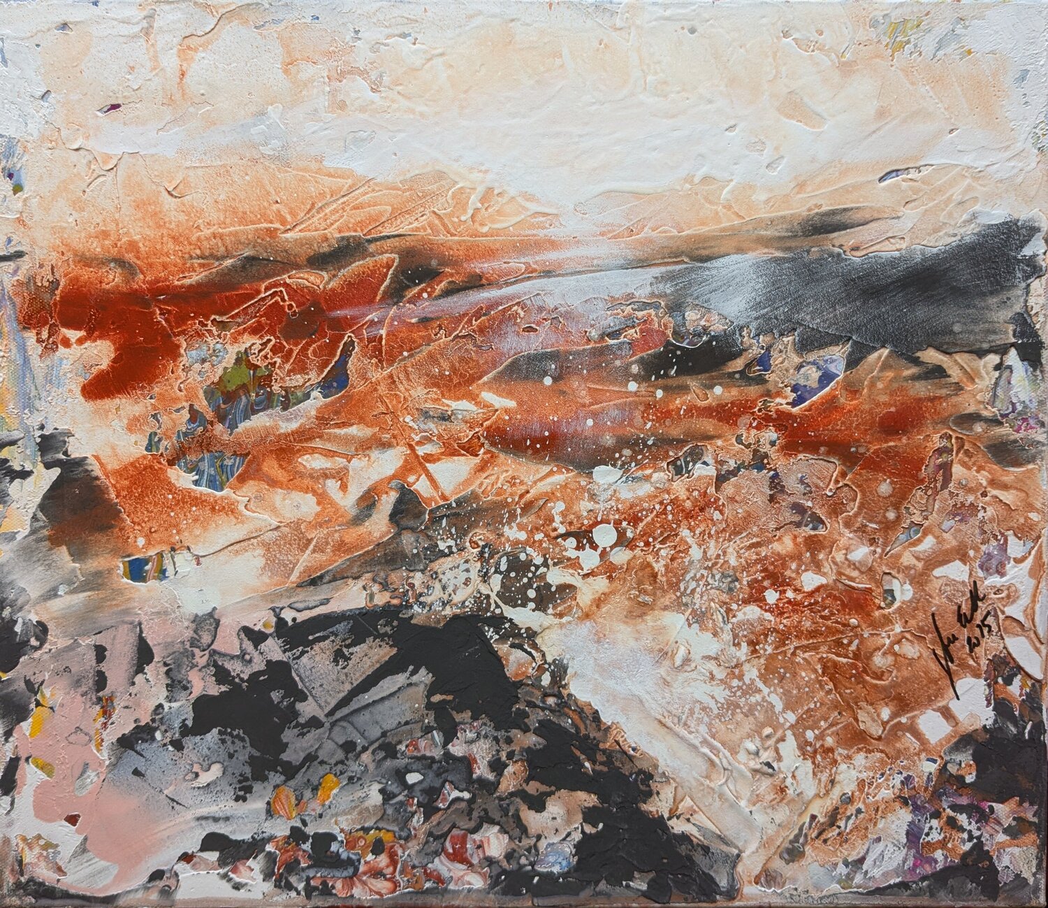 Somewhere Edeltraud Steurer Original painting for sale