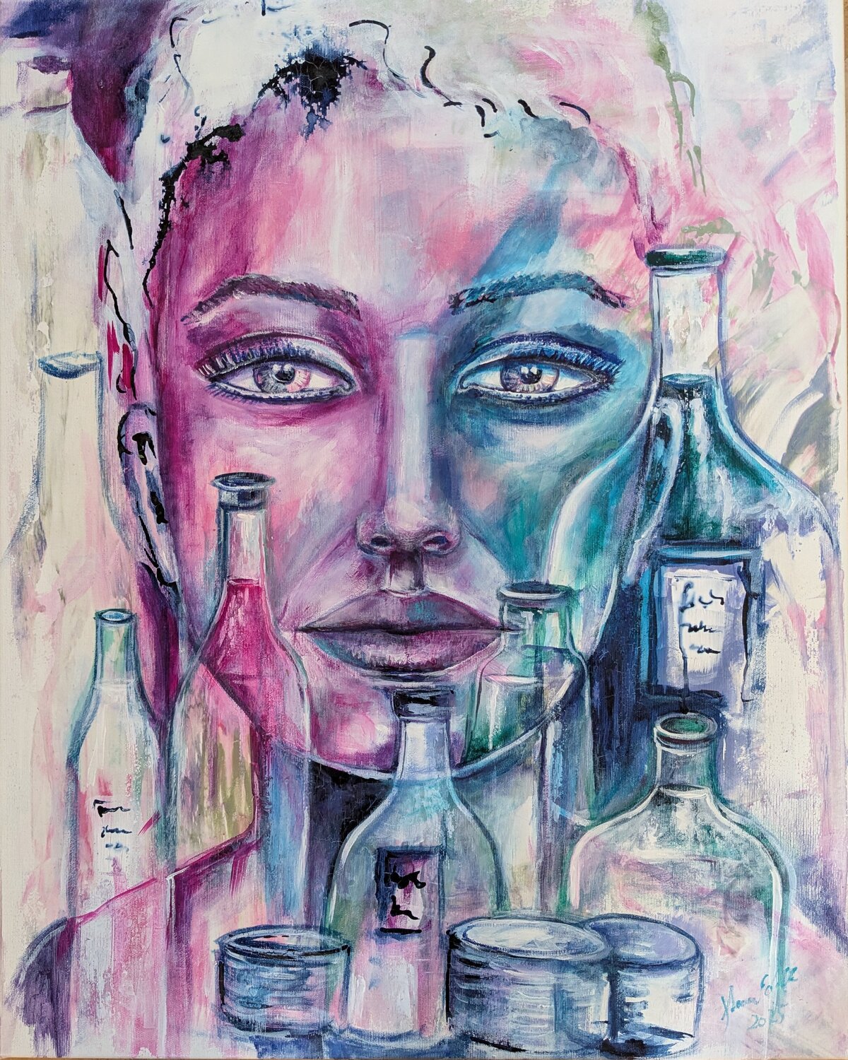 Essenz Edeltraud Steurer Original painting for sale