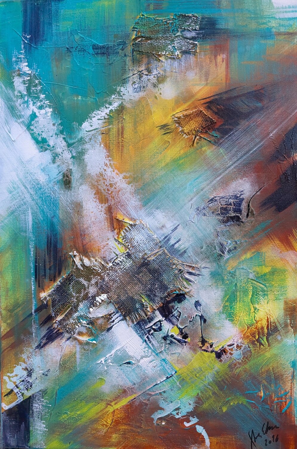 Drift Edeltraud Steurer Original painting for sale