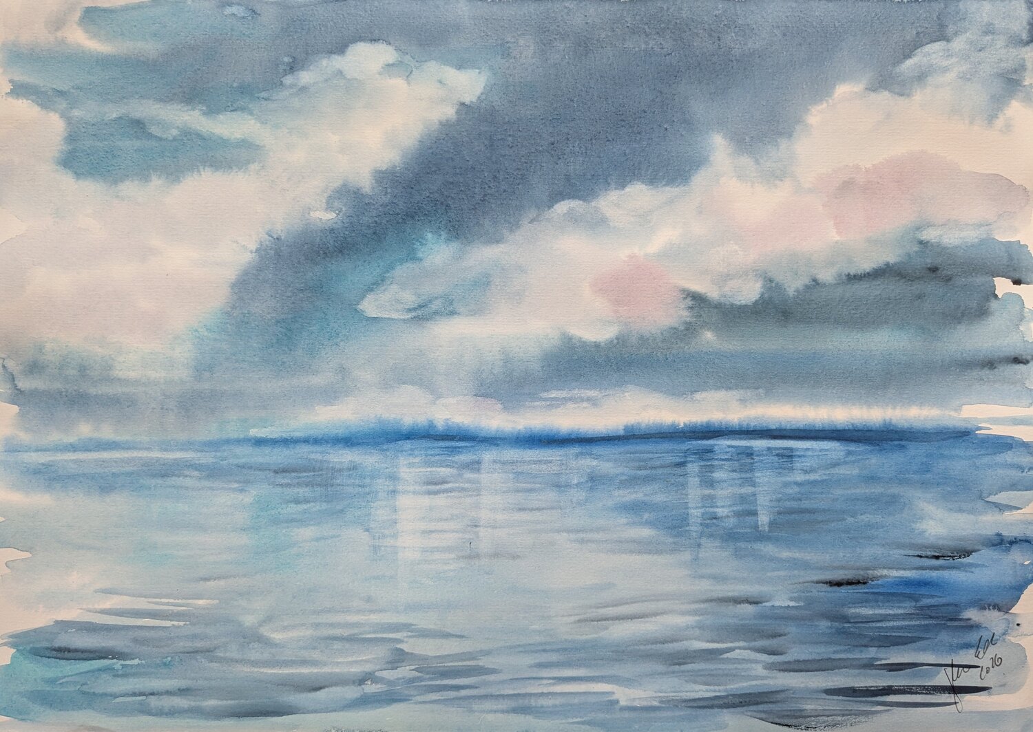 Stille Weite Edeltraud Steurer Original painting for sale