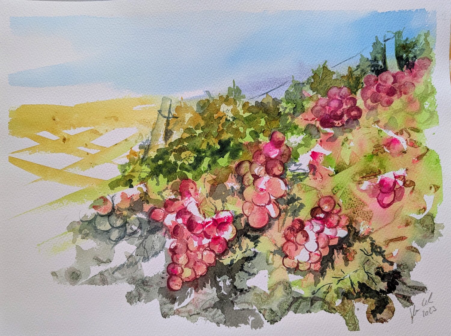 Spätlese Edeltraud Steurer Original painting for sale