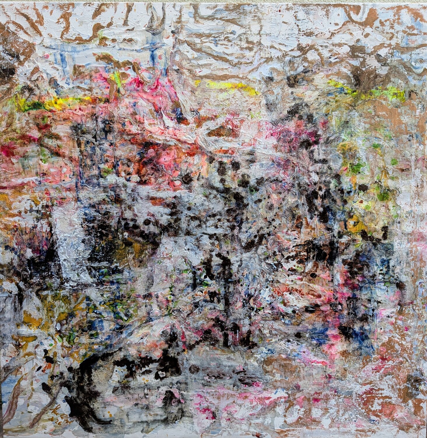 Sinnliche Spuren Edeltraud Steurer Original painting for sale
