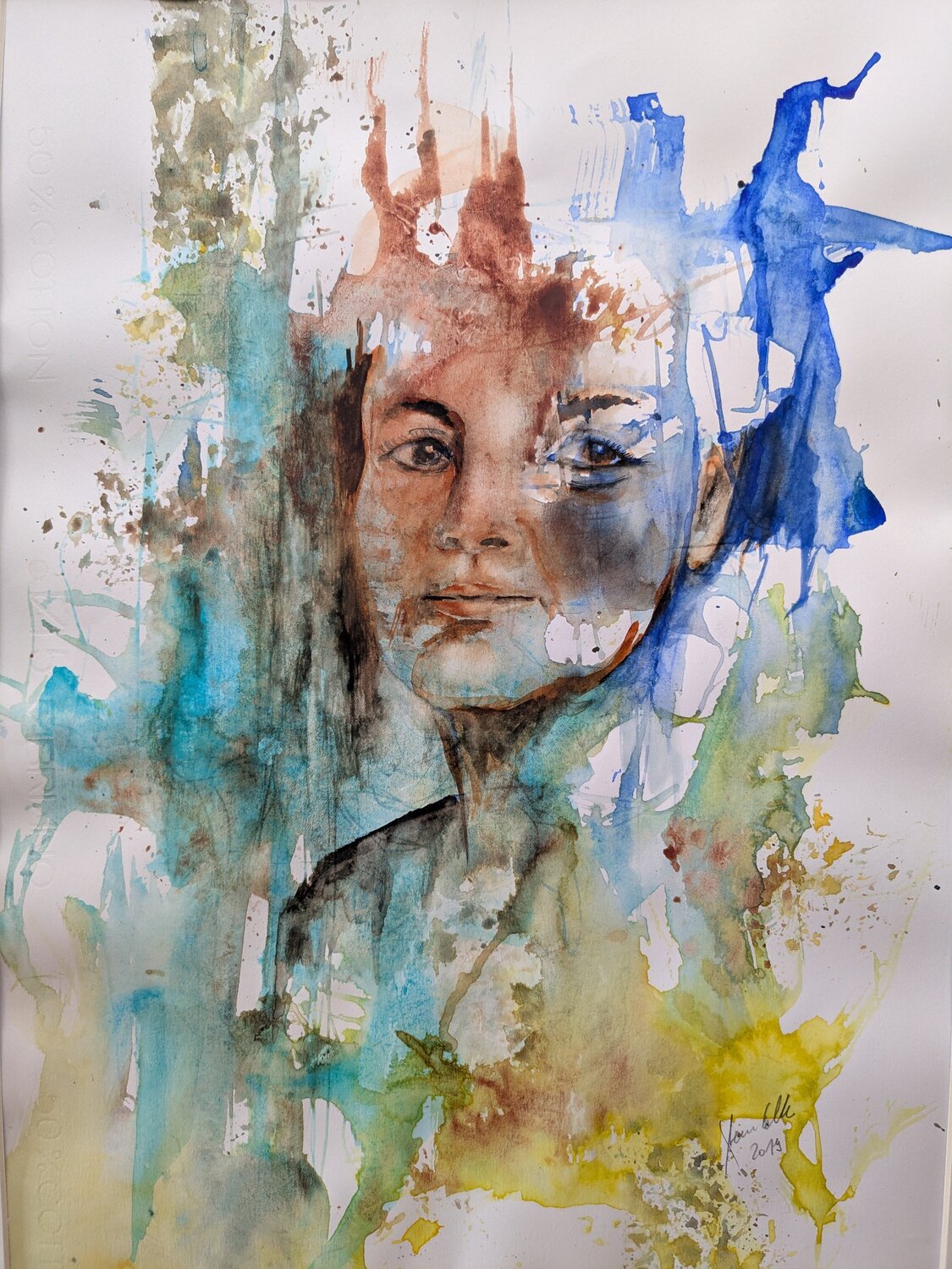 Die Zerissene Edeltraud Steurer Original painting for sale