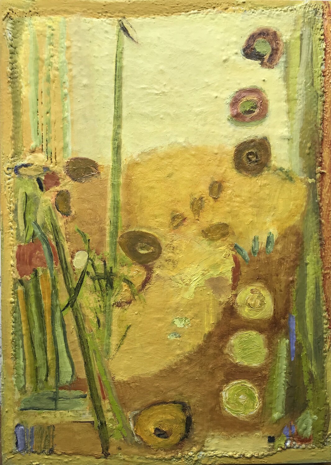 'Yellow (sunflowers)' Elisabetta Sonda Original painting for sale