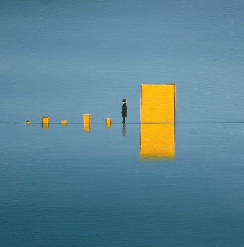 Plane: 11 by Veronika Obushikhina Danilova, Painting for Sale on Select