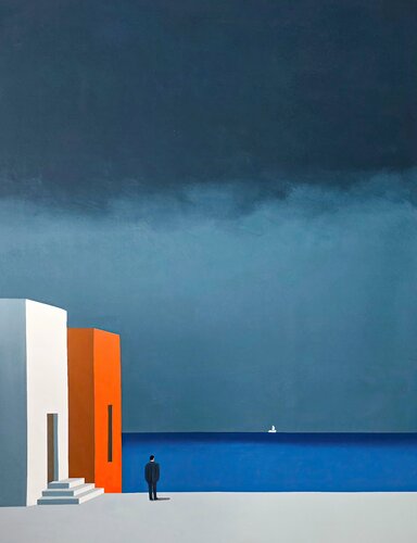 Plane 17 by Veronika Obushikhina Danilova, Painting for Sale on Select