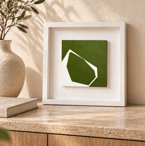 Break mini 1 olive 1 von Veronika Obushikhina, Malerei kaufen auf Select