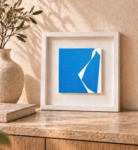 break mini 3 blue 1 von Veronika Obushikhina, Malerei kaufen auf Select
