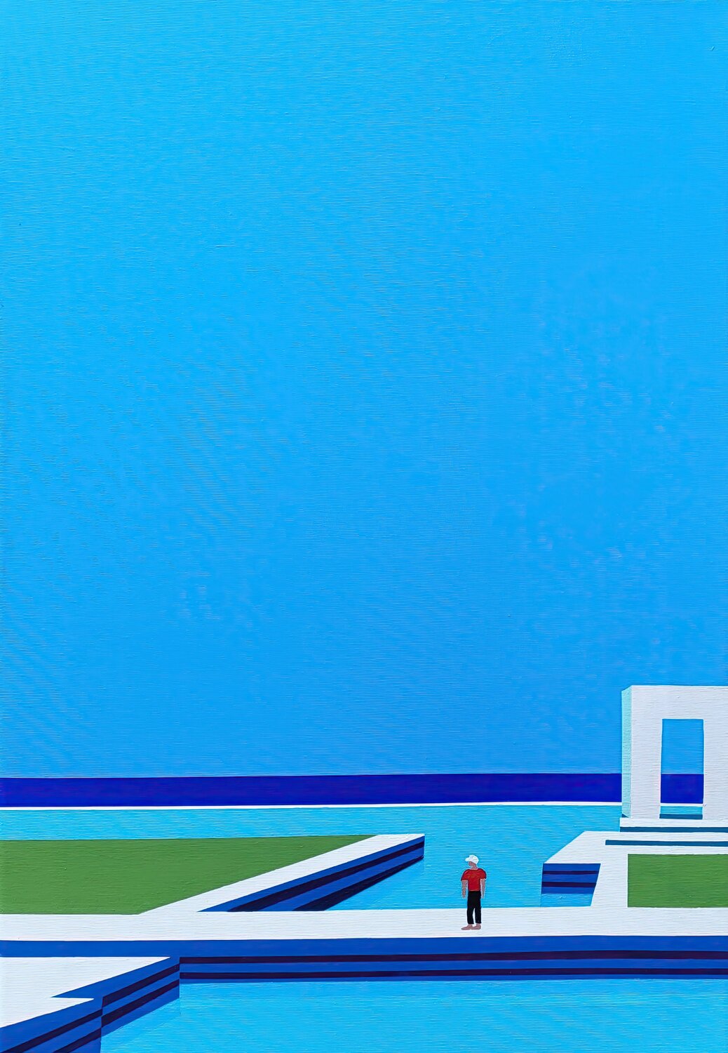 Plane 4 Veronika Obushikhina Danilova Original painting for sale
