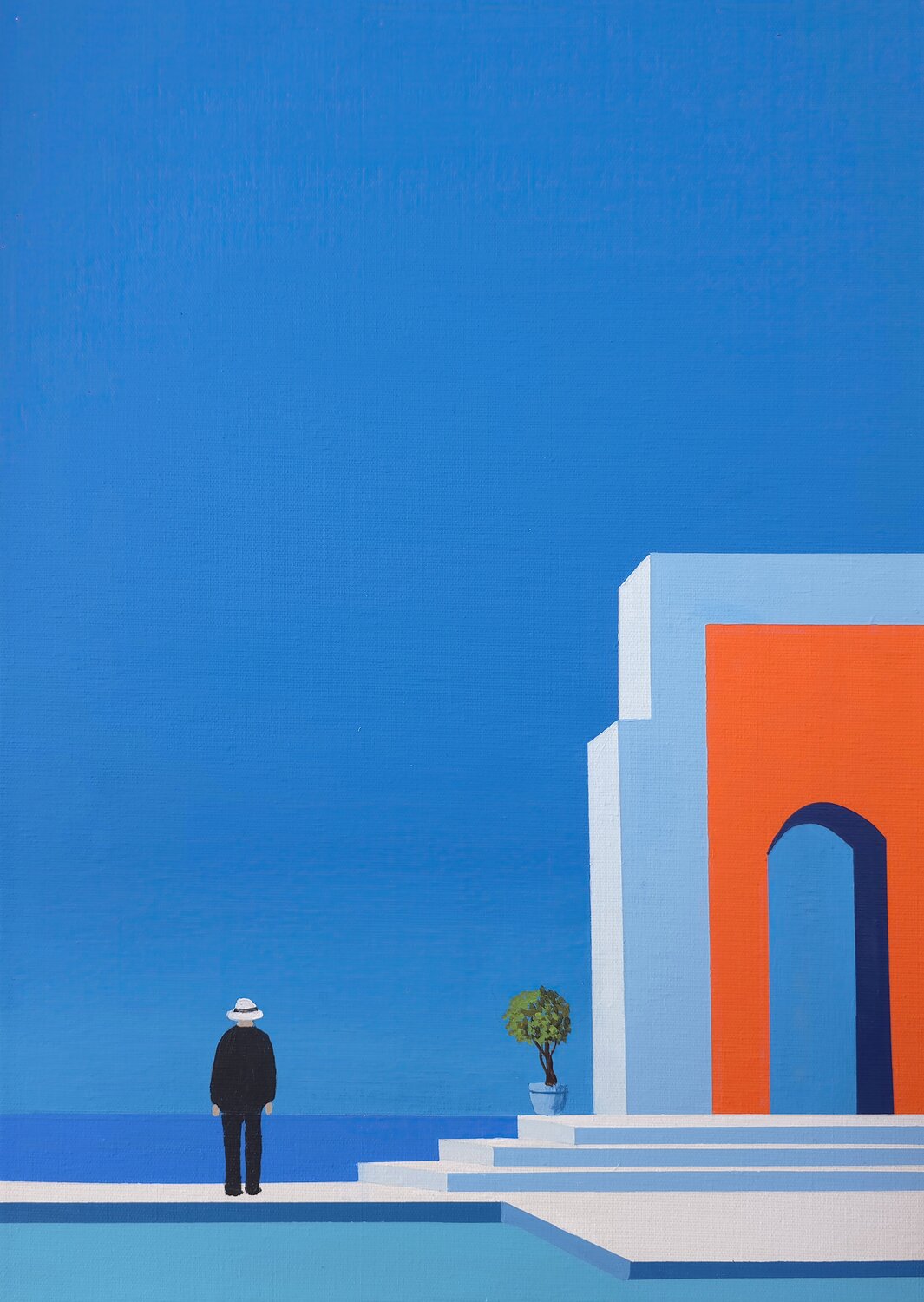 Plane: Threshold 7 Veronika Obushikhina Danilova Original painting for sale