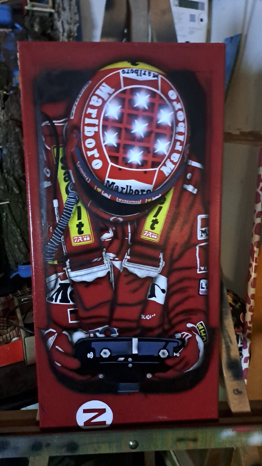 Schumacher Simone Grenzi Original painting for sale
