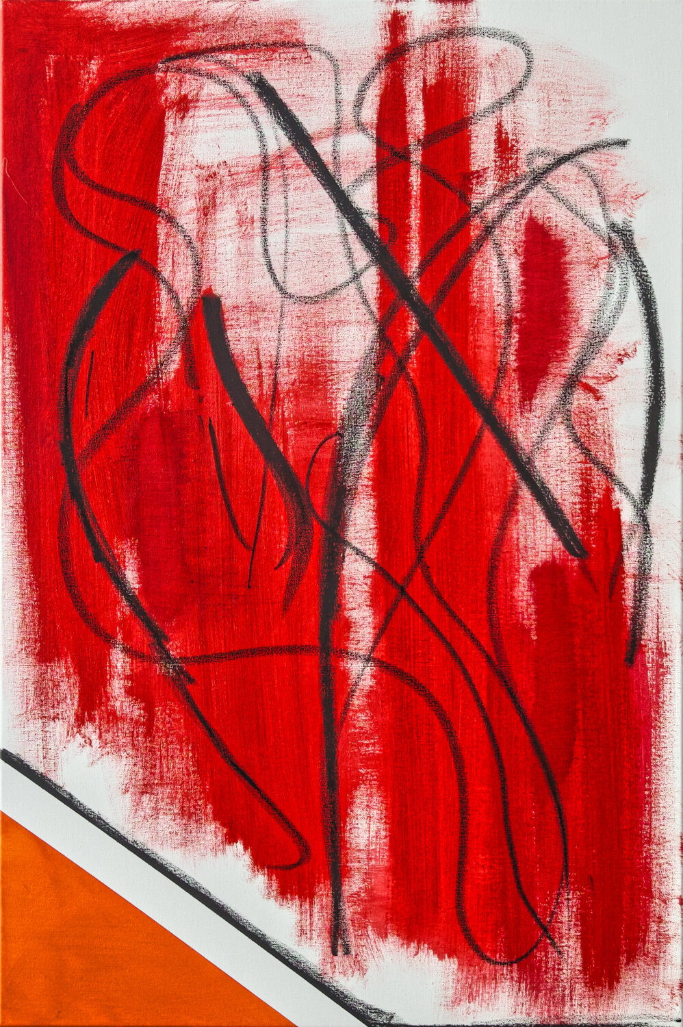 ANGUISH Kamila Fugowska Original painting for sale