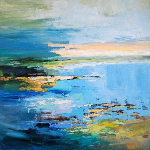 Landscape #48 by Margarita Manoli, Painting for Sale on Select