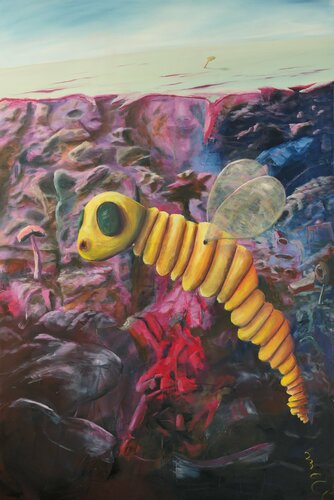 mocxbee by Mocx Dabbert, Painting for Sale on Select