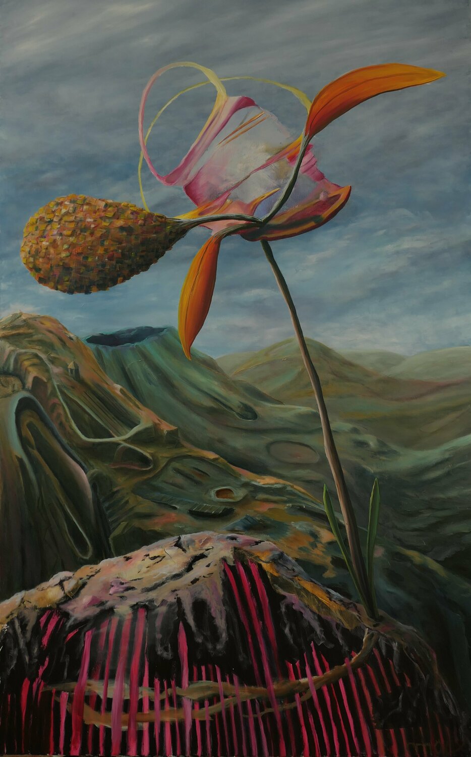 according to natur Mocx Dabbert Original painting for sale