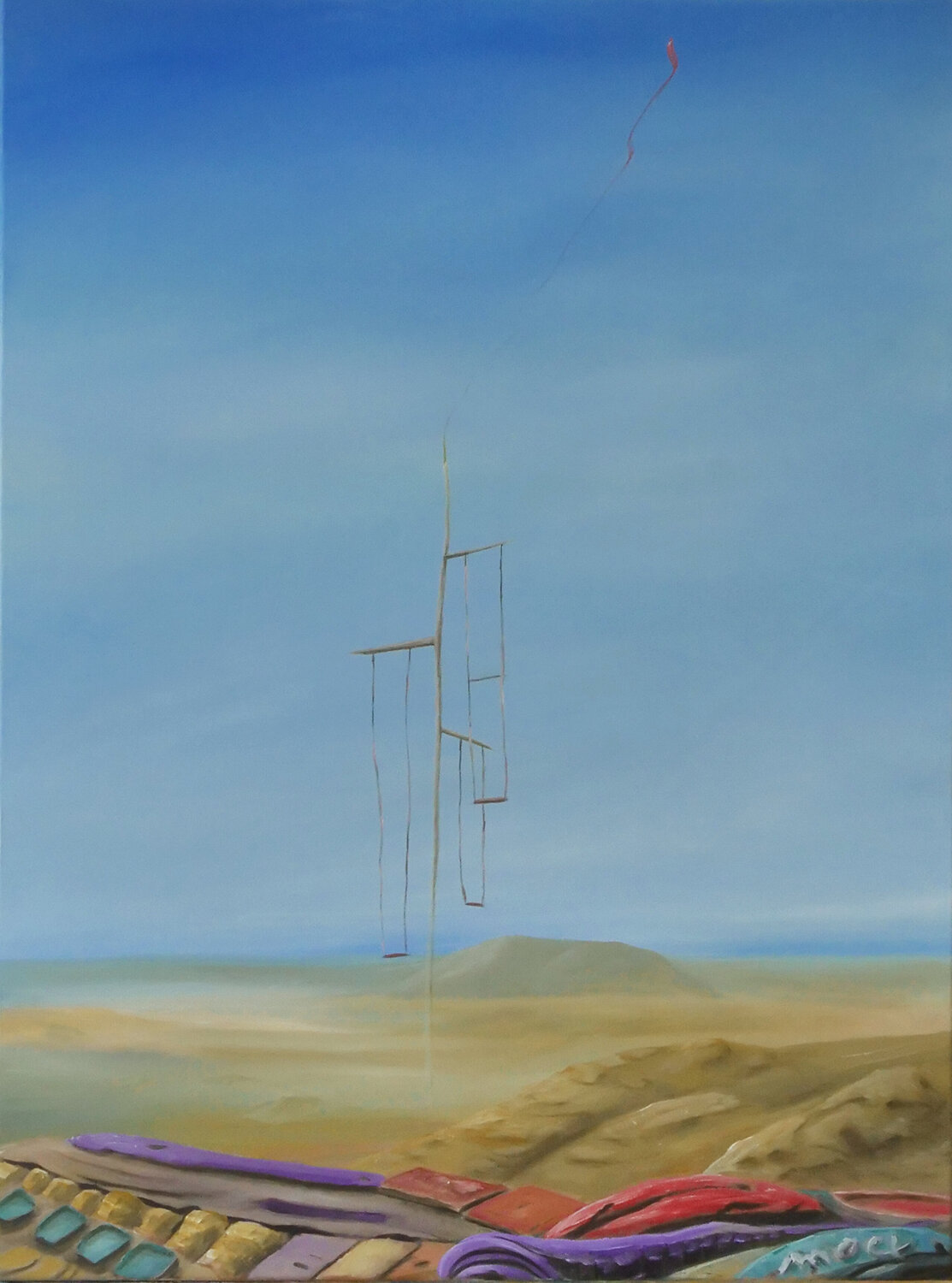 what remains Mocx Dabbert Original painting for sale