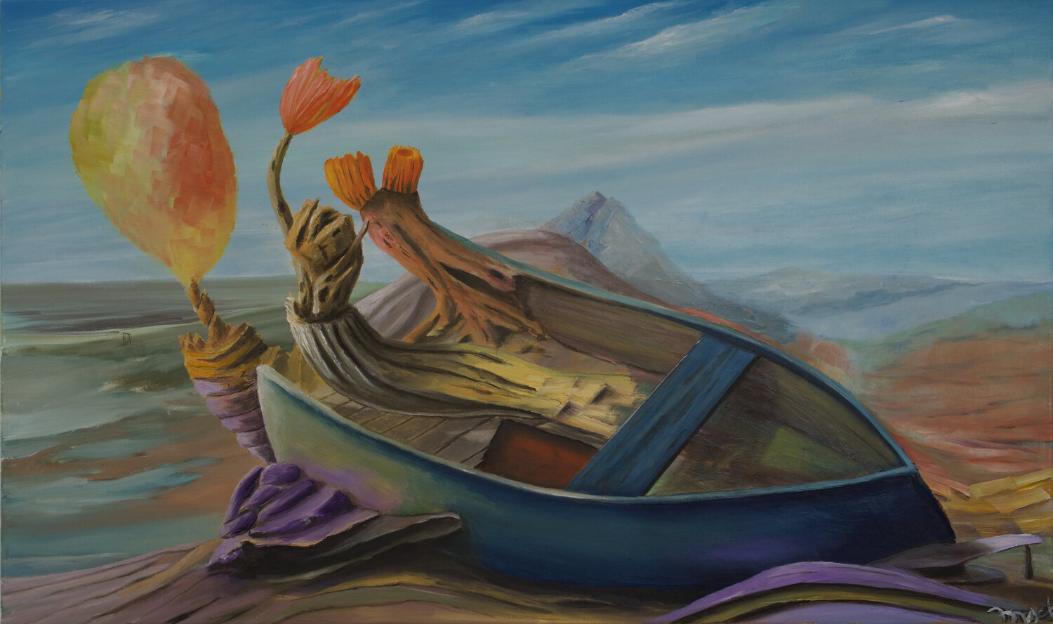 suffer shipwreck Mocx Dabbert Original painting for sale