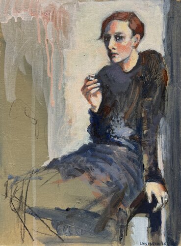 Study after August Sander by Barbara Landbeck, Painting for Sale on Select