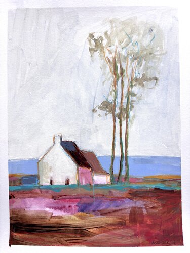 The House III by Barbara Landbeck, Painting for Sale on Select