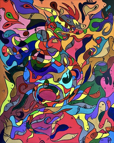 Dragon by Veronika Sarma, Painting for Sale on Select