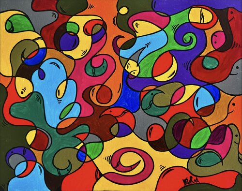 Palette by Veronika Sarma, Painting for Sale on Select