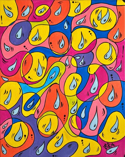 Tears of Angels by Veronika Sarma, Painting for Sale on Select