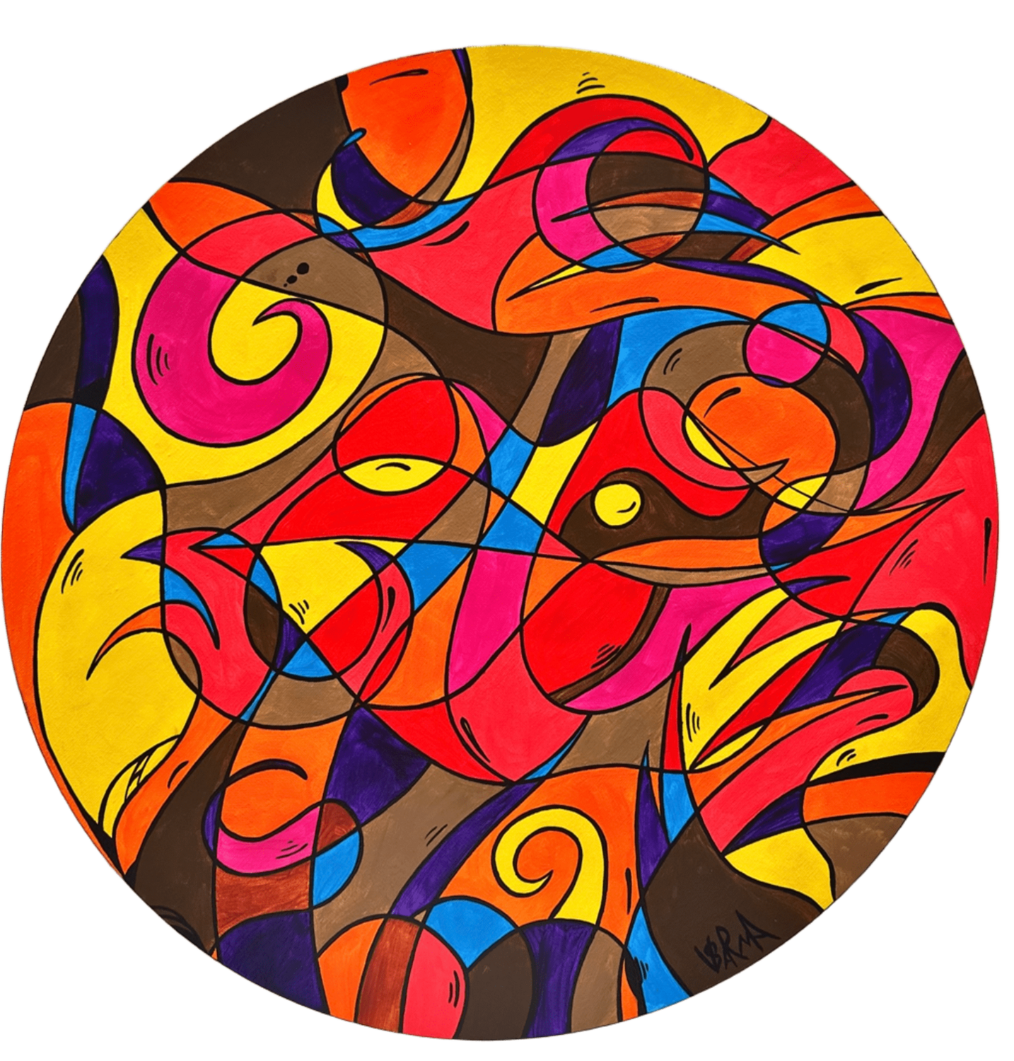 Lips Veronika Sarma Original painting for sale
