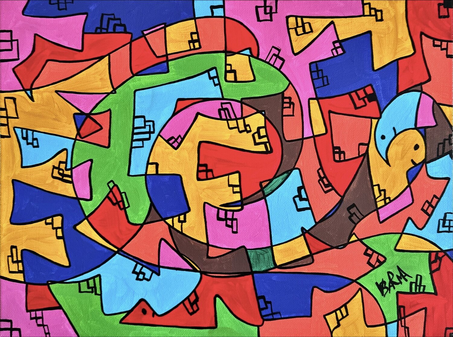 Labyrinth Veronika Sarma Original painting for sale