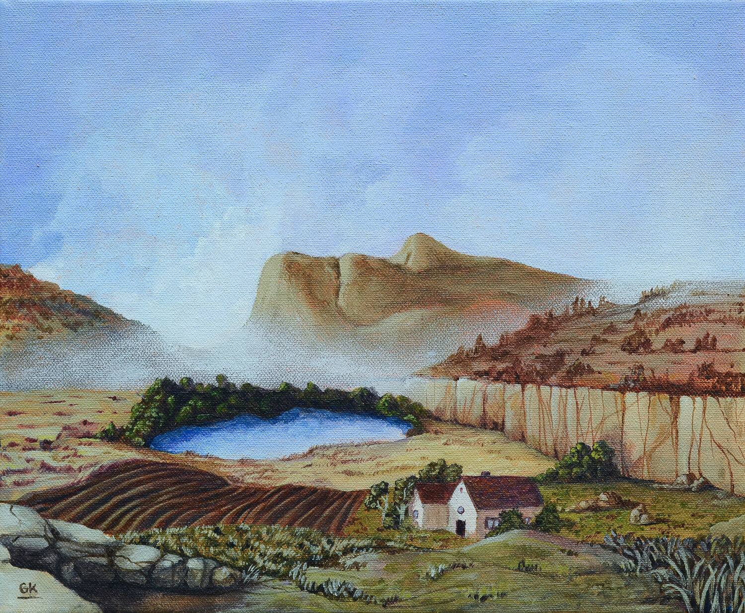 Tranquillity Gosia Karski Original painting for sale