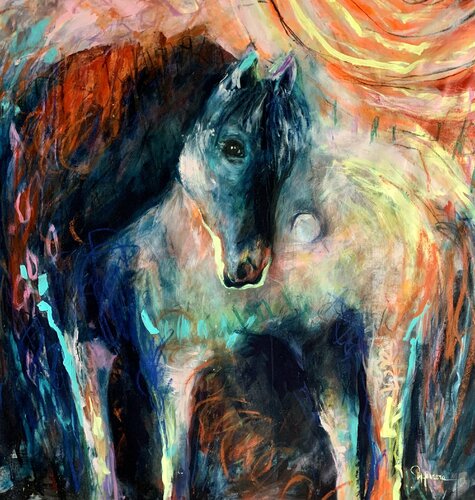 "TODAVIA ESTOY AQUI" by Diana Herrera, Painting for Sale on Select