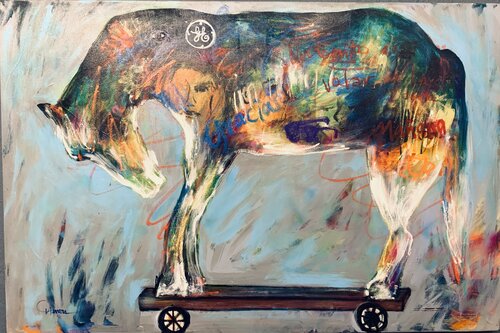 "SIGO AQUI" by Diana Herrera, Painting for Sale on Select