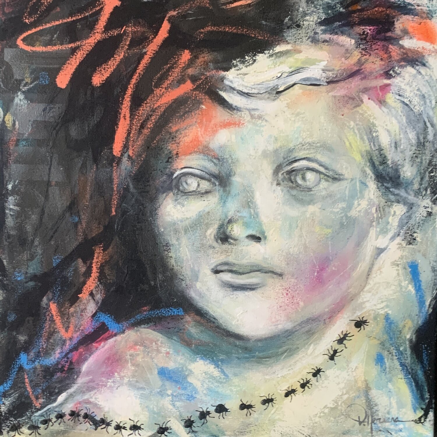 “Iluminación” Diana Herrera Original painting for sale