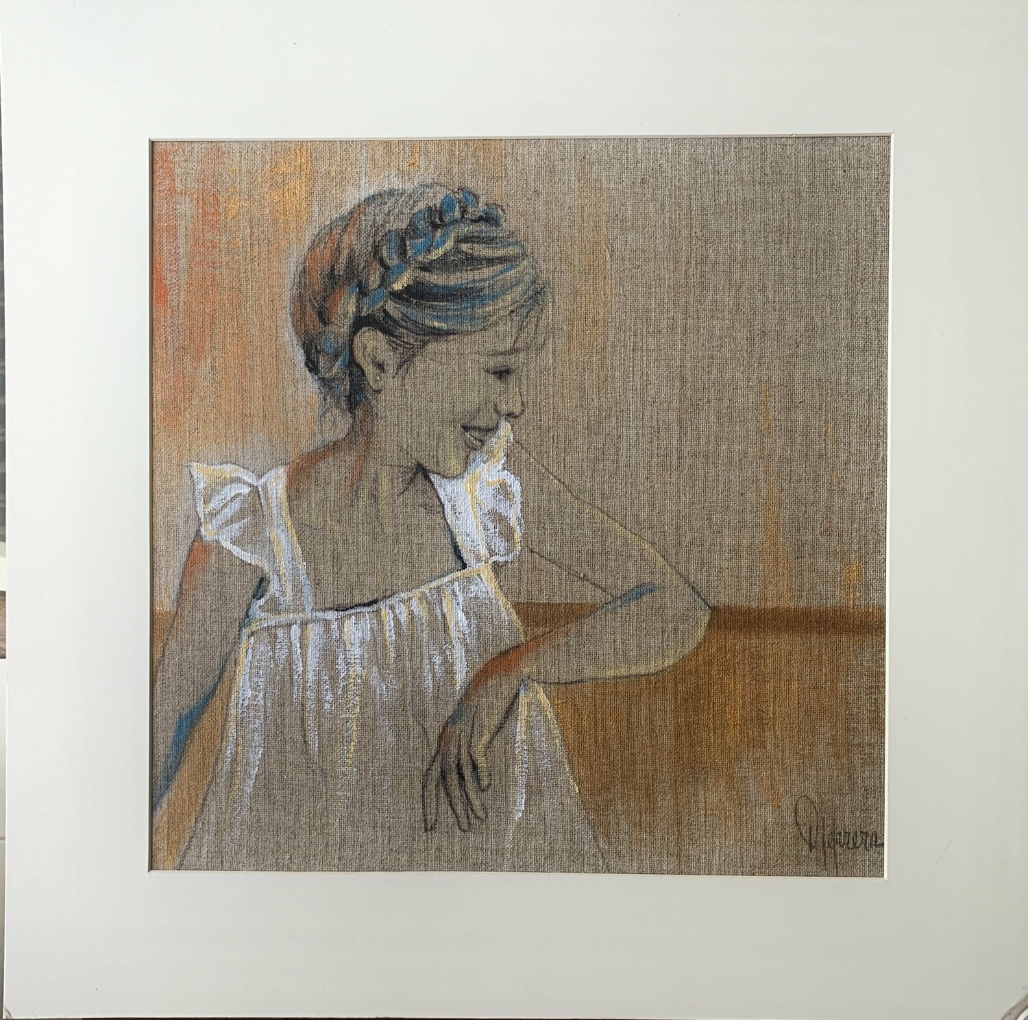 "DESDE AQUI" Diana Herrera Drawing for sale