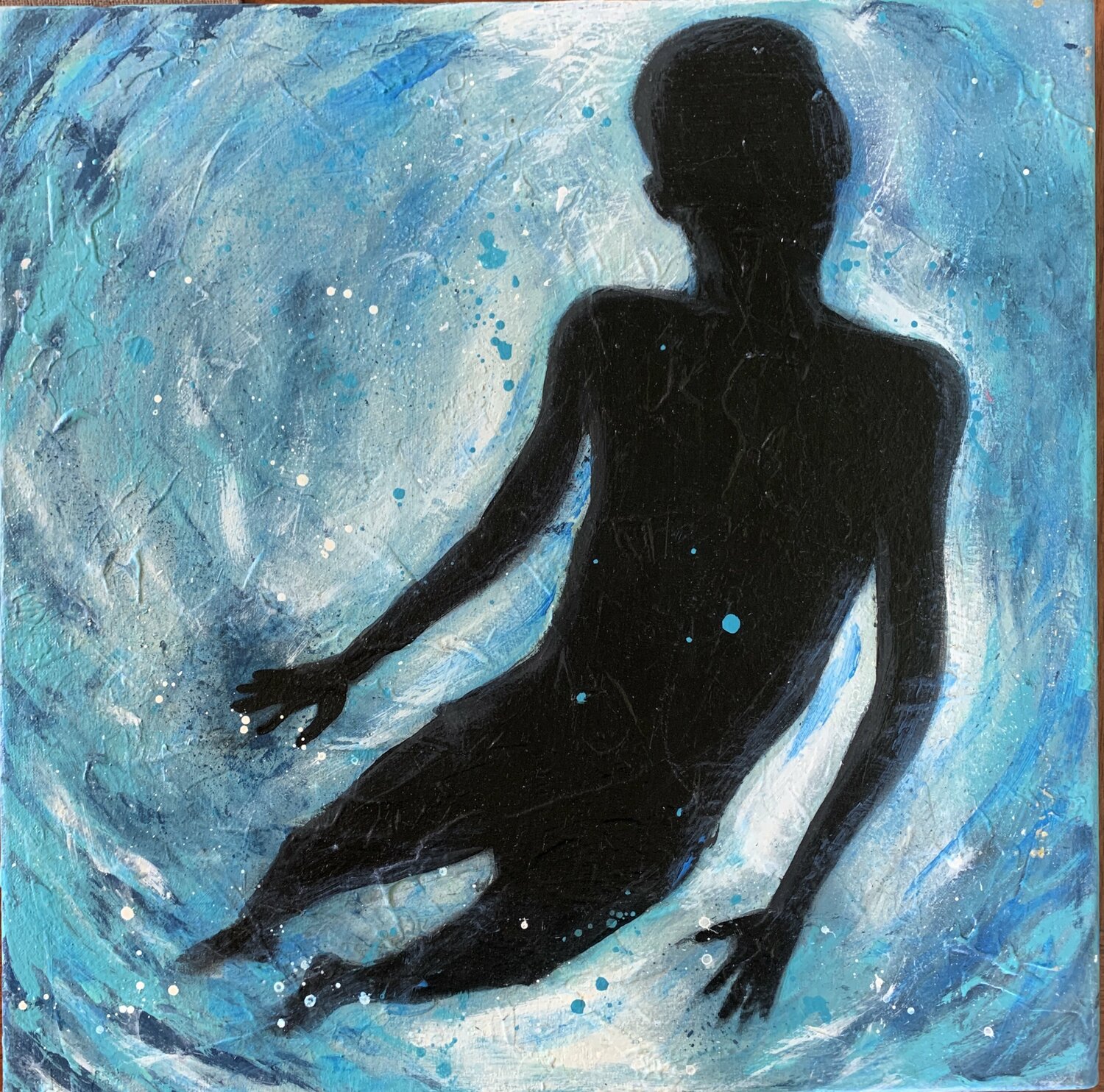 “SUMERGIDOS II“ Diana Herrera Original painting for sale